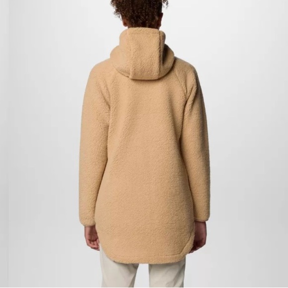 NWT Columbia Women's Winter Warmth Sherpa Fleece Full Zip Hoodie Plus 1X - Picture 2 of 7